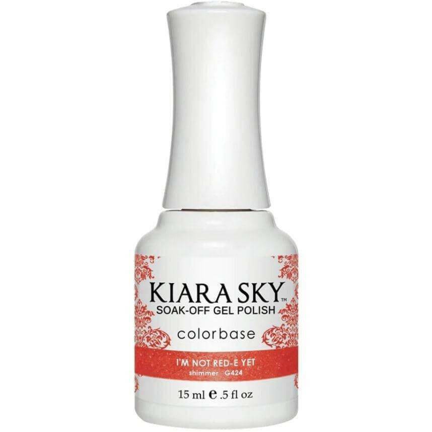 G424, I'm Not Red - e Yet Gel Polish by Kiara Sky - thePINKchair.ca - Gel Polish - Kiara Sky