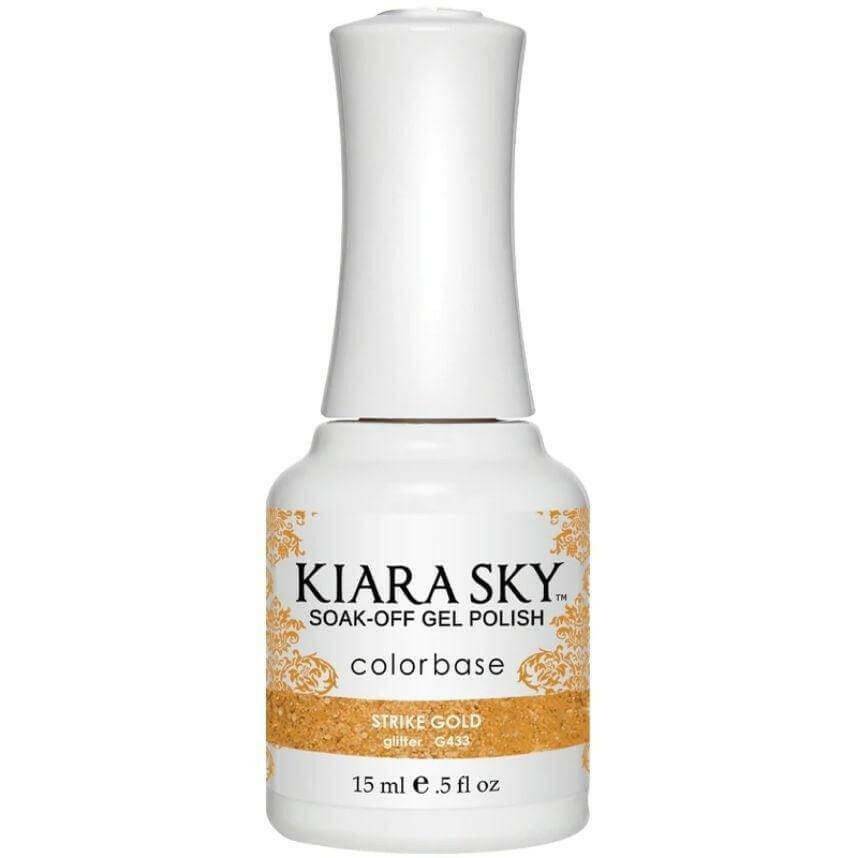 G433, Strike Gold Gel Polish by Kiara Sky - thePINKchair.ca - Gel Polish - Kiara Sky