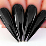 G435, Black to Black Gel Polish by Kiara Sky - thePINKchair.ca - Gel Polish - Kiara Sky