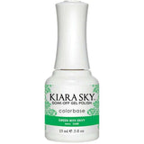 G448, Green With Envy Gel Polish by Kiara Sky - thePINKchair.ca - Gel Polish - Kiara Sky