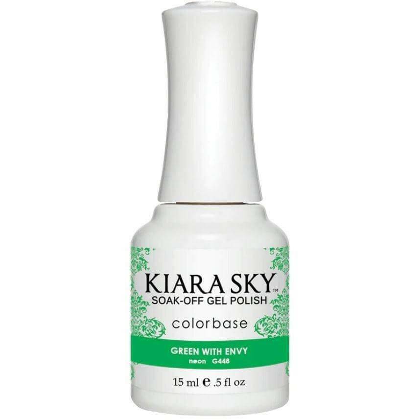 G448, Green With Envy Gel Polish by Kiara Sky - thePINKchair.ca - Gel Polish - Kiara Sky