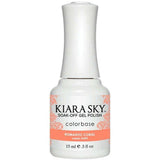 G490, Romantic Coral Gel Polish by Kiara Sky - thePINKchair.ca