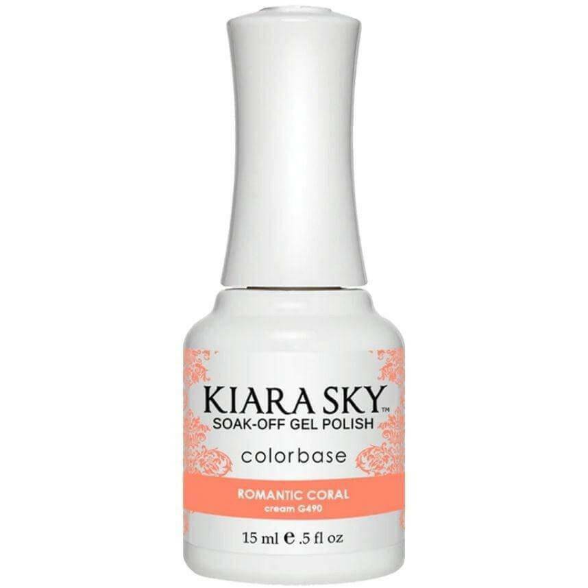 G490, Romantic Coral Gel Polish by Kiara Sky - thePINKchair.ca