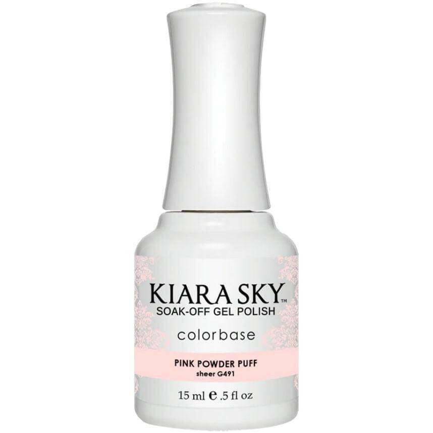 G491, Pink Powderpuff Gel Polish by Kiara Sky - thePINKchair.ca - Gel Polish - Kiara Sky