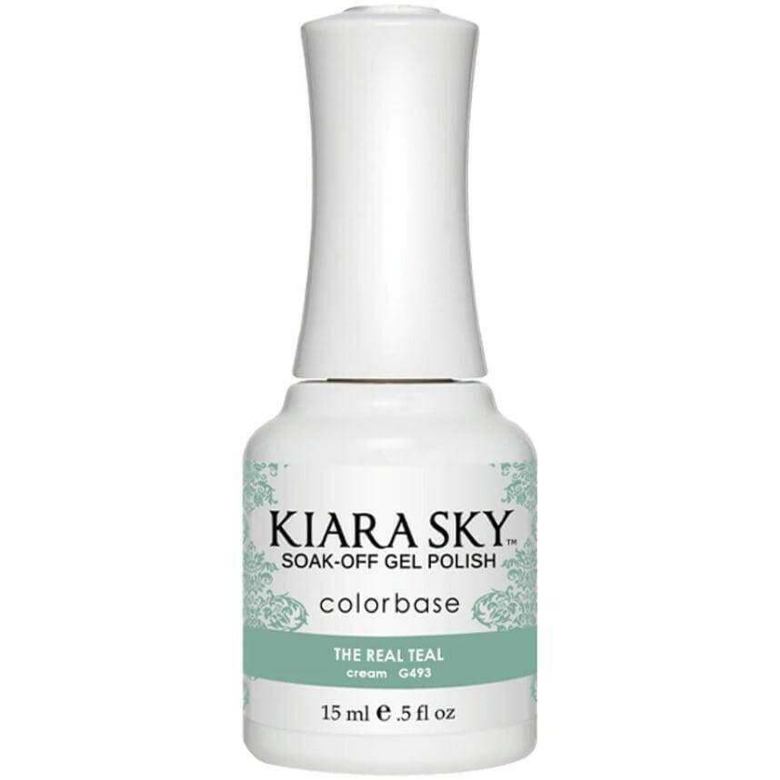 G493, The Real Teal Gel Polish by Kiara Sky - thePINKchair.ca - Gel Polish - Kiara Sky