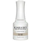 G5019, Cray Grey Gel Polish by Kiara Sky - thePINKchair.ca - Gel Polish - Kiara Sky
