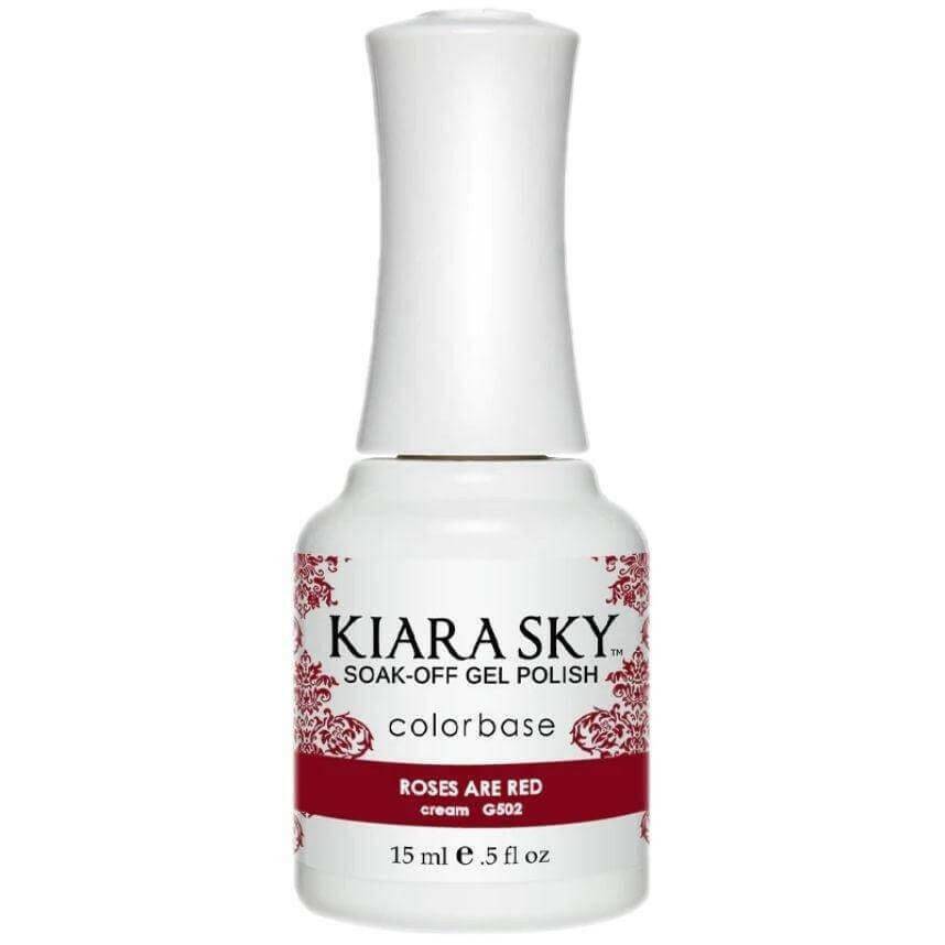 G502, Roses are Red Gel Polish by Kiara Sky - thePINKchair.ca - Gel Polish - Kiara Sky