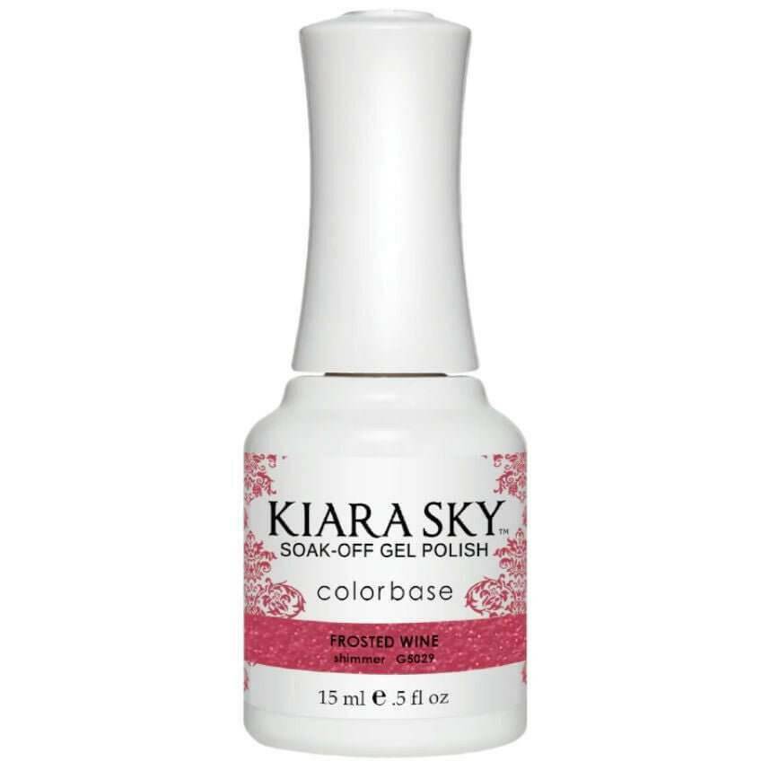 G5029, Frosted Wine Gel Polish by Kiara Sky - thePINKchair.ca - Gel Polish - Kiara Sky