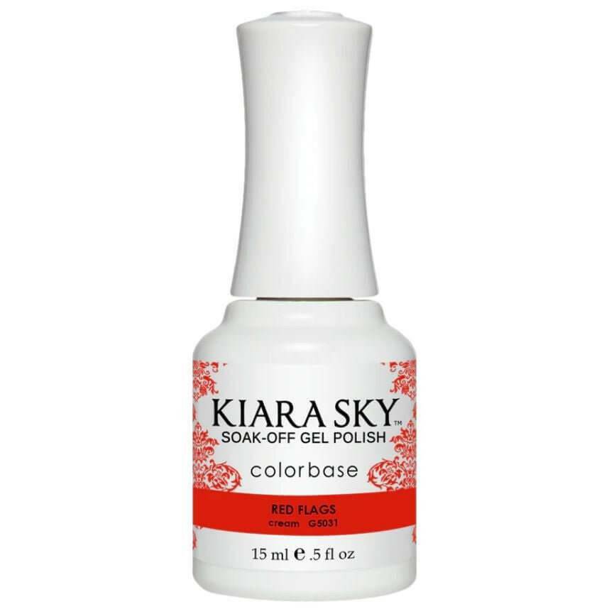 G5031, Red Flags Gel Polish by Kiara Sky - thePINKchair.ca - Gel Polish - Kiara Sky