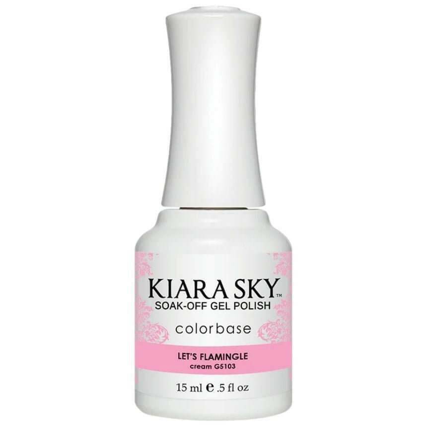 G5103, Let's Flamingle Gel Polish by Kiara Sky - thePINKchair.ca - Gel Polish - Kiara Sky
