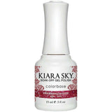 G522, Strawberry Daiquiri Gel Polish by Kiara Sky - thePINKchair.ca - Gel Polish - Kiara Sky