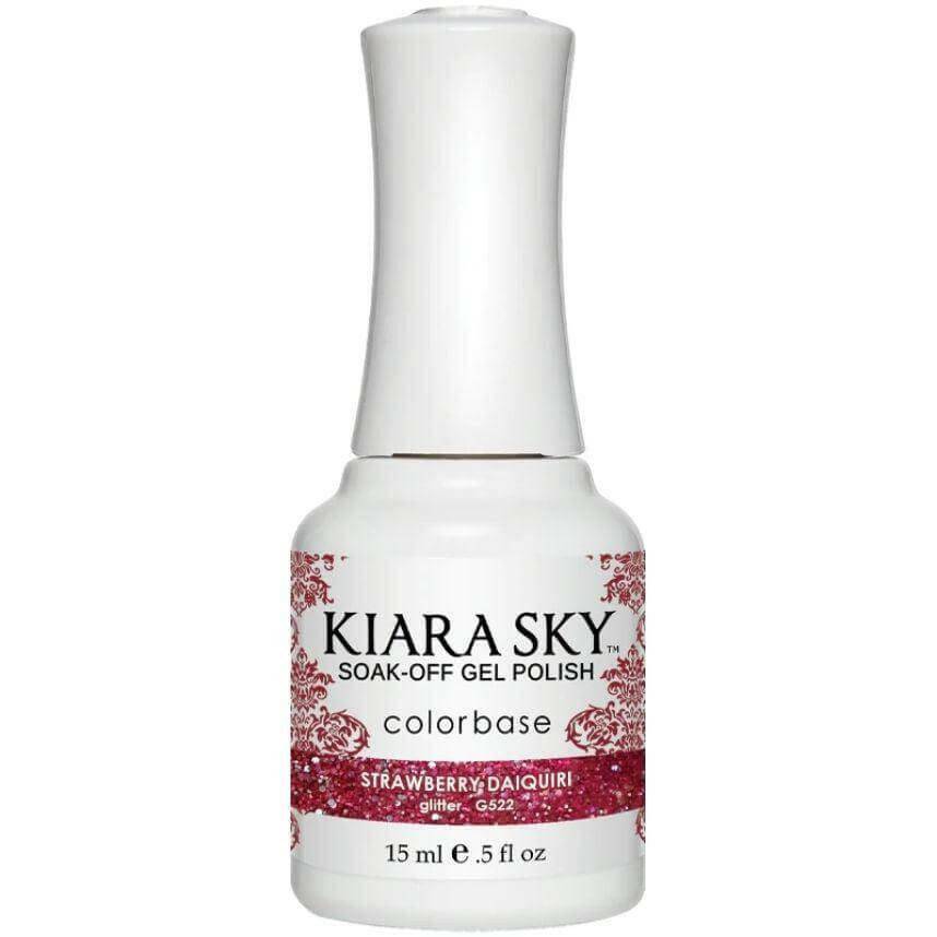 G522, Strawberry Daiquiri Gel Polish by Kiara Sky - thePINKchair.ca - Gel Polish - Kiara Sky