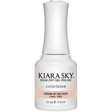 G536, Cream of the Cop Gel Polish by Kiara Sky - thePINKchair.ca - Gel Polish - Kiara Sky