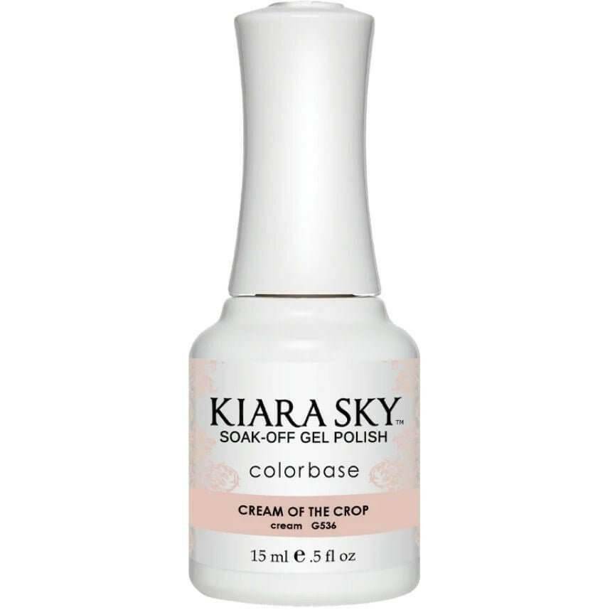 G536, Cream of the Cop Gel Polish by Kiara Sky - thePINKchair.ca - Gel Polish - Kiara Sky