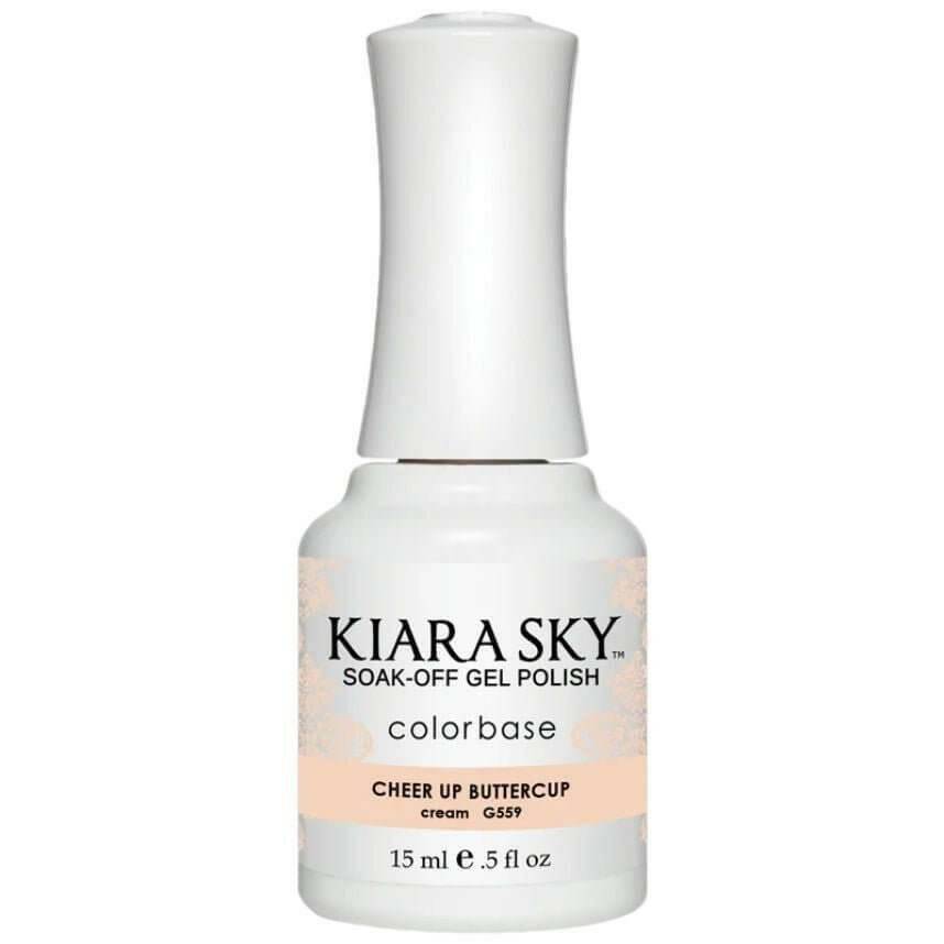 G559, Cheer Up Buttercup Gel Polish by Kiara Sky - thePINKchair.ca - Gel Polish - Kiara Sky