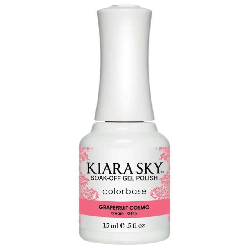 G615, Grapefruit Cosmo Gel Polish by Kiara Sky - thePINKchair.ca - Gel Polish - Kiara Sky