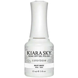 G623, Milky White Gel Polish by Kiara Sky