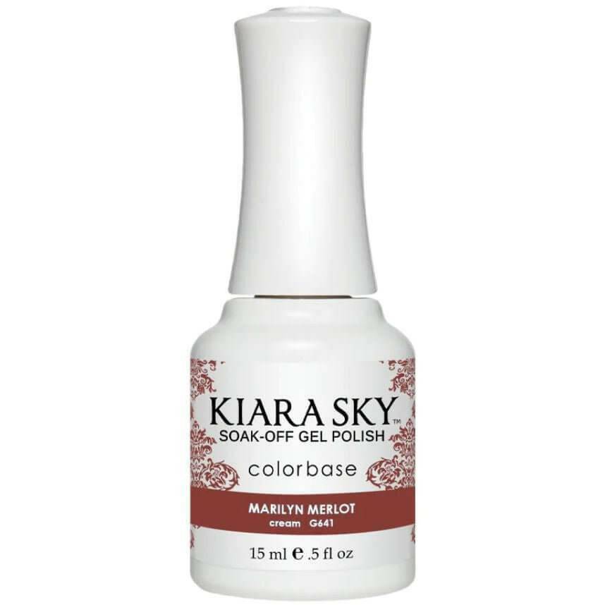 G641, Marilyn Merlot Gel Polish by Kiara Sky - thePINKchair.ca - Gel Polish - Kiara Sky