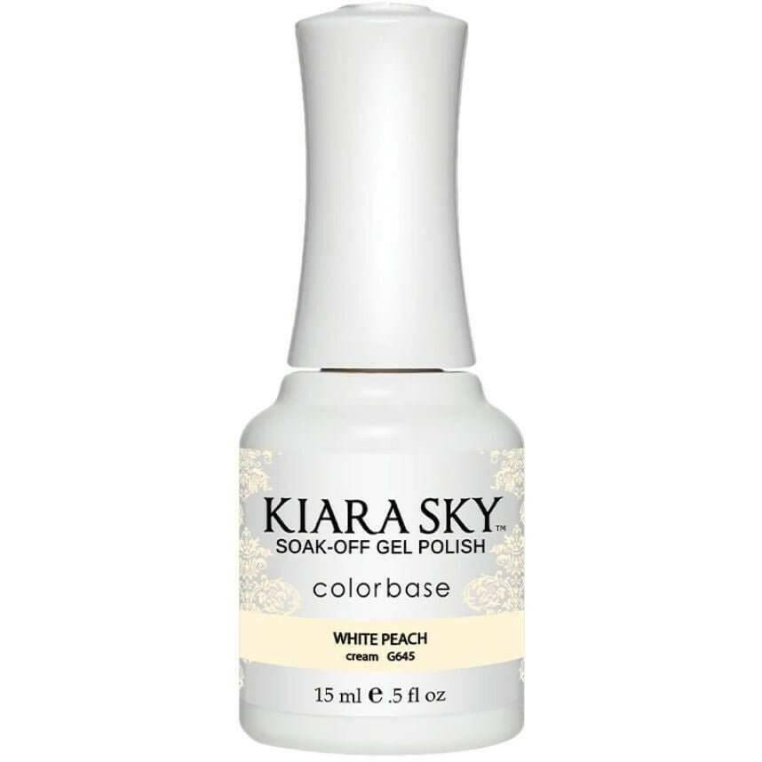 G645, White Peach Gel Polish by Kiara Sky - thePINKchair.ca - Gel Polish - Kiara Sky