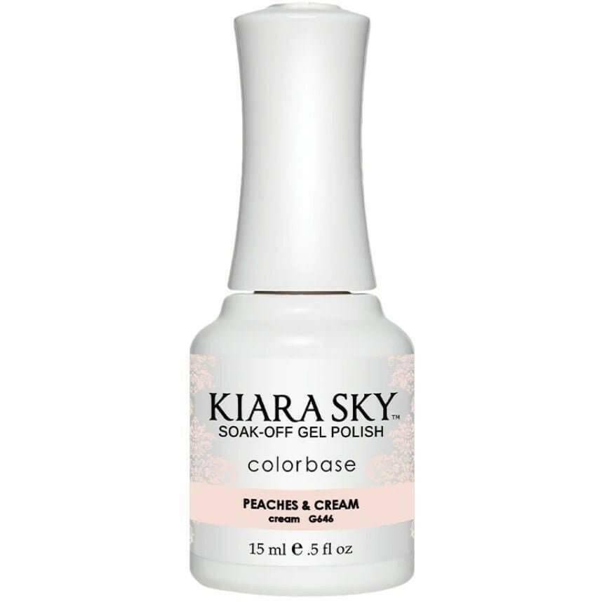 G646, Peaches and Cream Gel Polish by Kiara Sky - thePINKchair.ca - Gel Polish - Kiara Sky