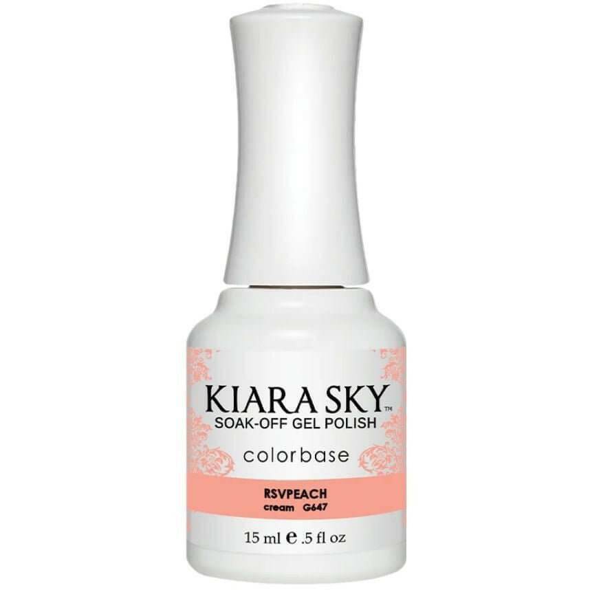 G647, RSVPeach Gel Polish by Kiara Sky - thePINKchair.ca - Gel Polish - Kiara Sky