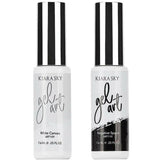 Gel Art Duo (Black & White) by Kiara Sky