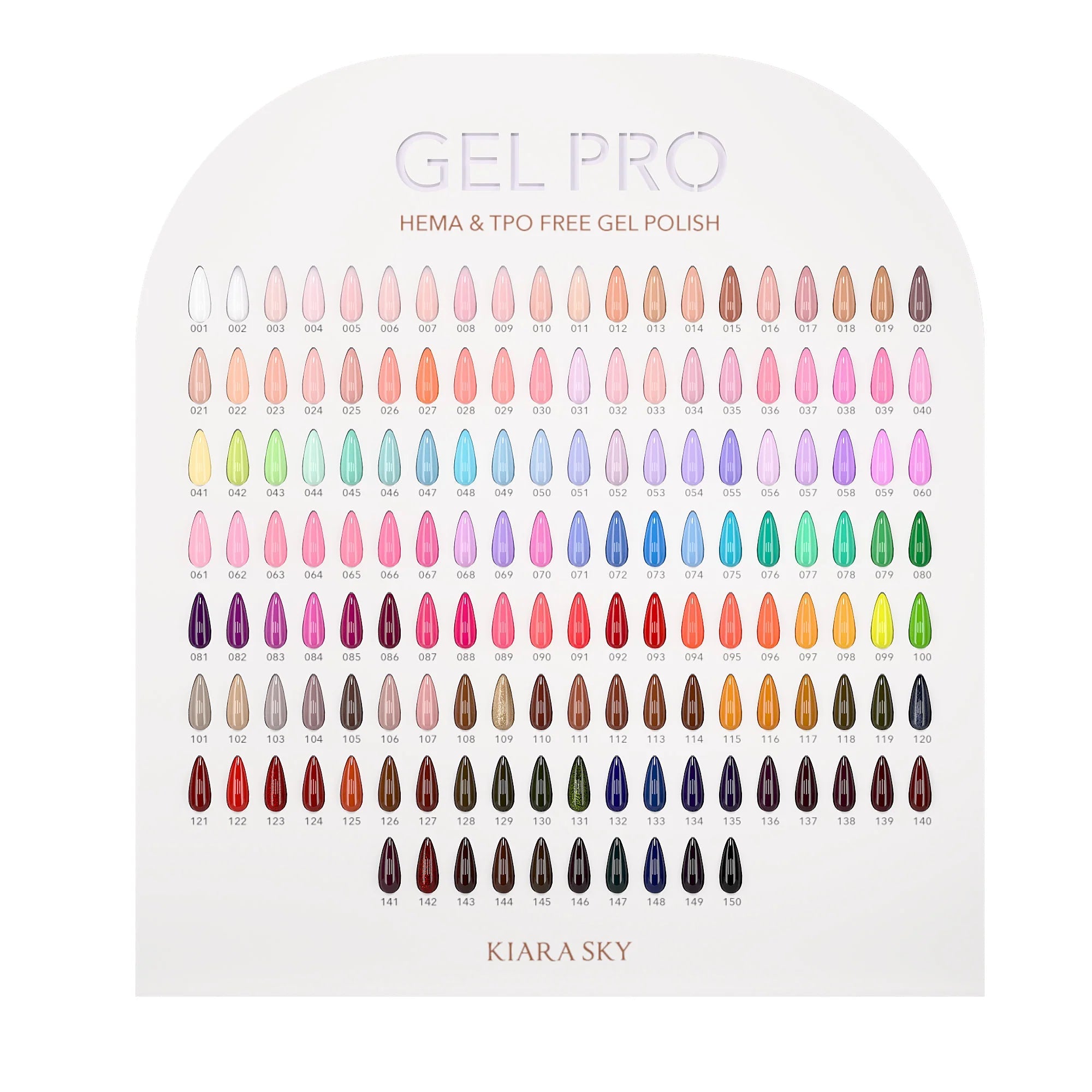 Gel PRO Nail Swatch Display - thePINKchair.ca - Odds & Ends - Kiara Sky