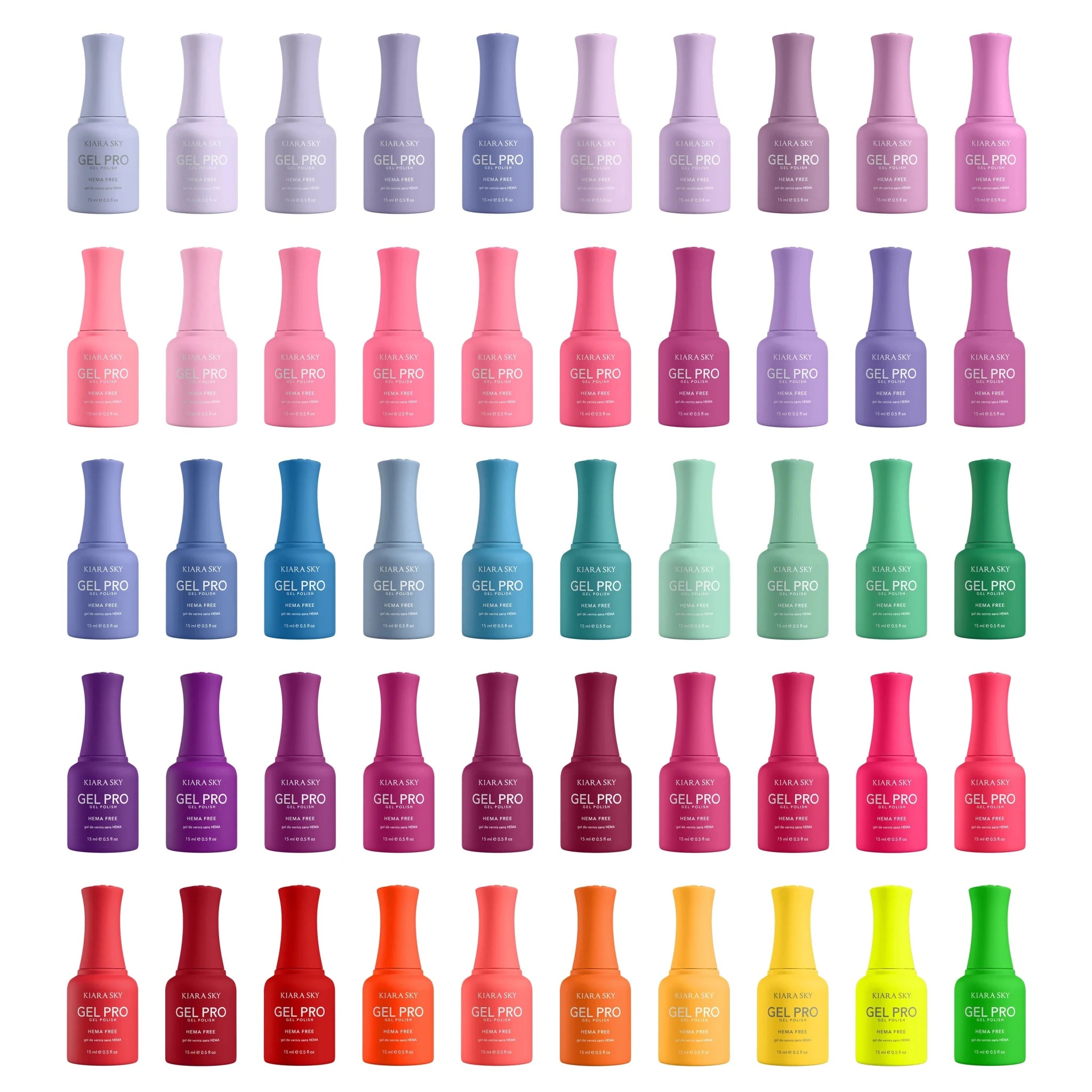Gel PRO Volume 2 | 50 HEMA-Free Gel Colors - thePINKchair.ca - gel polish - Kiara Sky