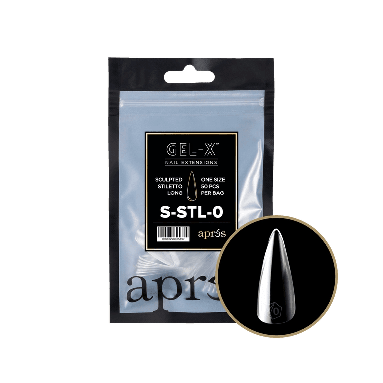 Gel - X® Stiletto Refill (50pcs) - thePINKchair.ca - Tips - Apres