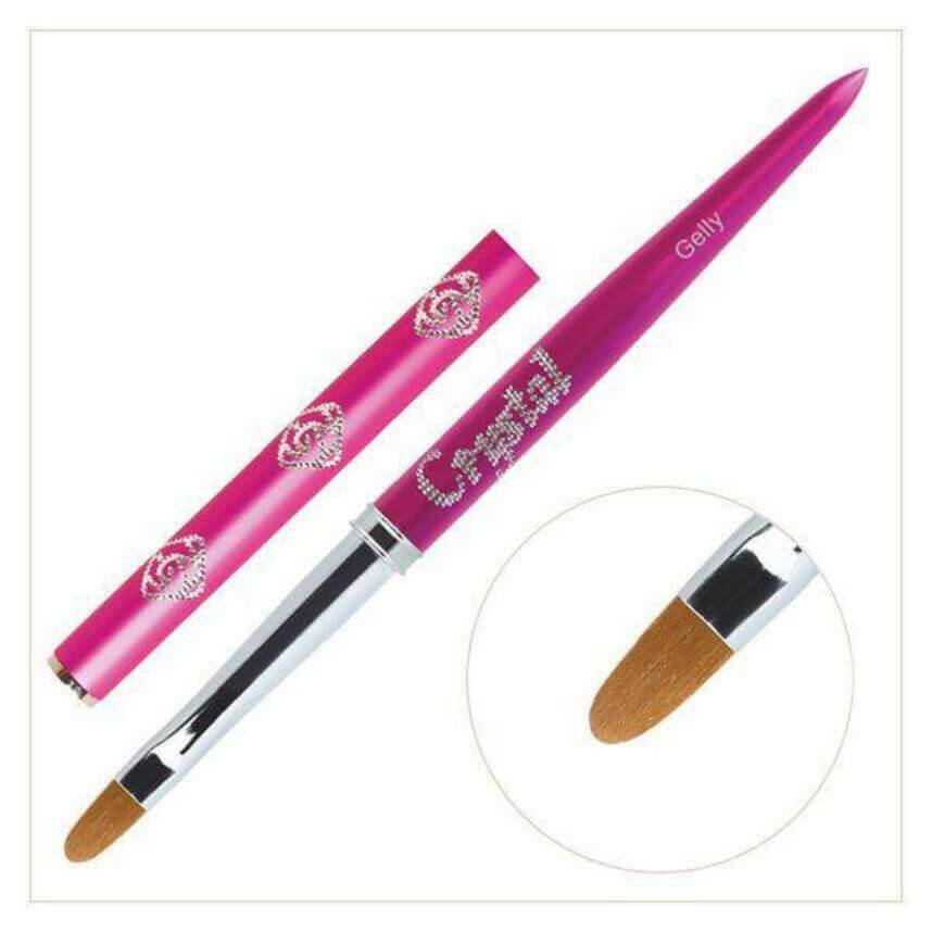 Gelly Gel Brush by Crystal Nails - thePINKchair.ca - Brushes - Crystal Nails/Elite Cosmetix USA