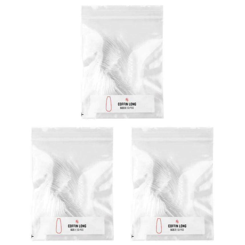 Gelly Tips, Long Coffin Refill by Kiara Sky - thePINKchair.ca - Tips - Kiara Sky