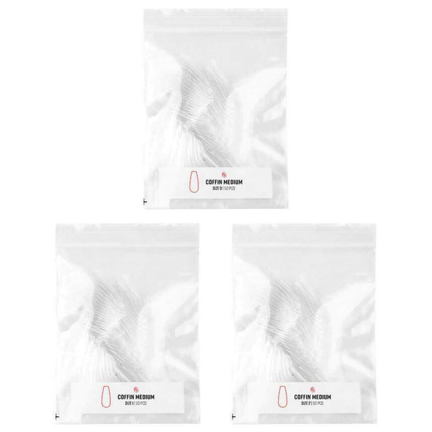 Gelly Tips, Medium Coffin Refill by Kiara Sky - thePINKchair.ca - Tips - Kiara Sky