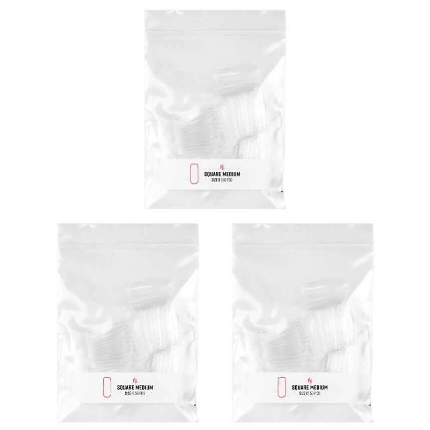 Gelly Tips, Medium Square Refill by Kiara Sky - thePINKchair.ca - Tips - Kiara Sky