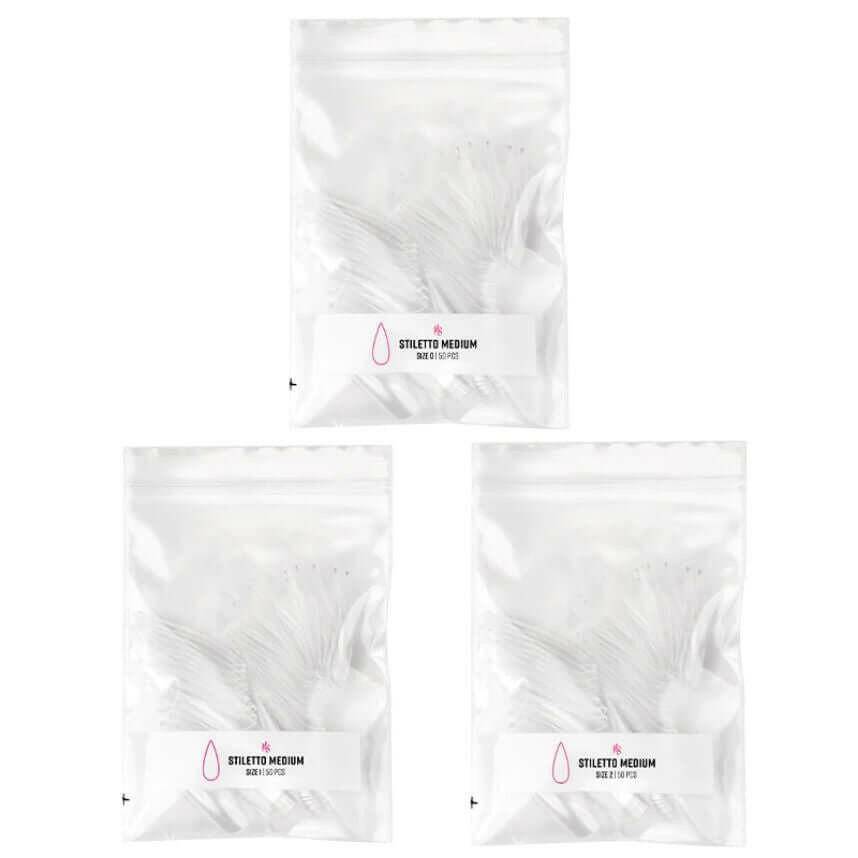 Gelly Tips, Medium Stiletto Refill by Kiara Sky - thePINKchair.ca - Tips - Kiara Sky
