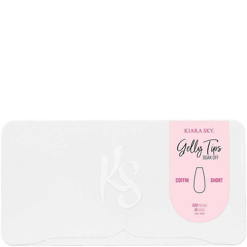 Gelly Tips, Short Coffin by Kiara Sky - thePINKchair.ca - Tips - Kiara Sky