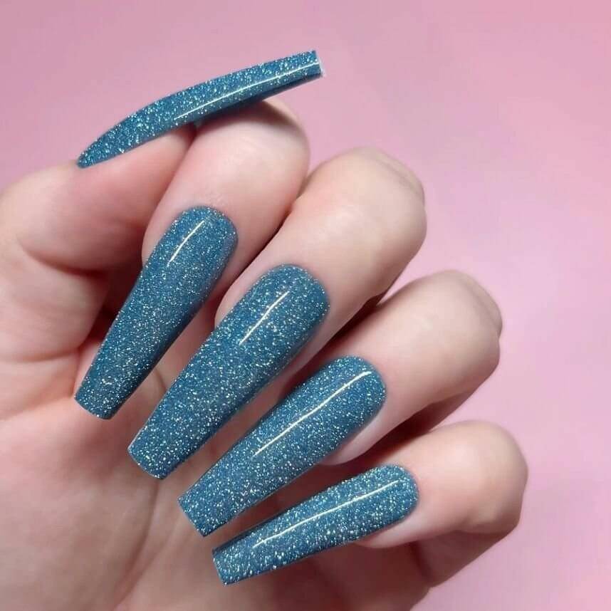 GFX107, So Into Blue Diamond FX Gel Polish by Kiara Sky - thePINKchair.ca - Gel Polish - Kiara Sky