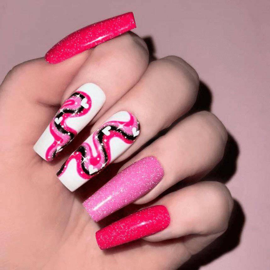 GFX113, Hot Tropic Diamond FX Gel Polish by Kiara Sky - thePINKchair.ca - Gel Polish - Kiara Sky