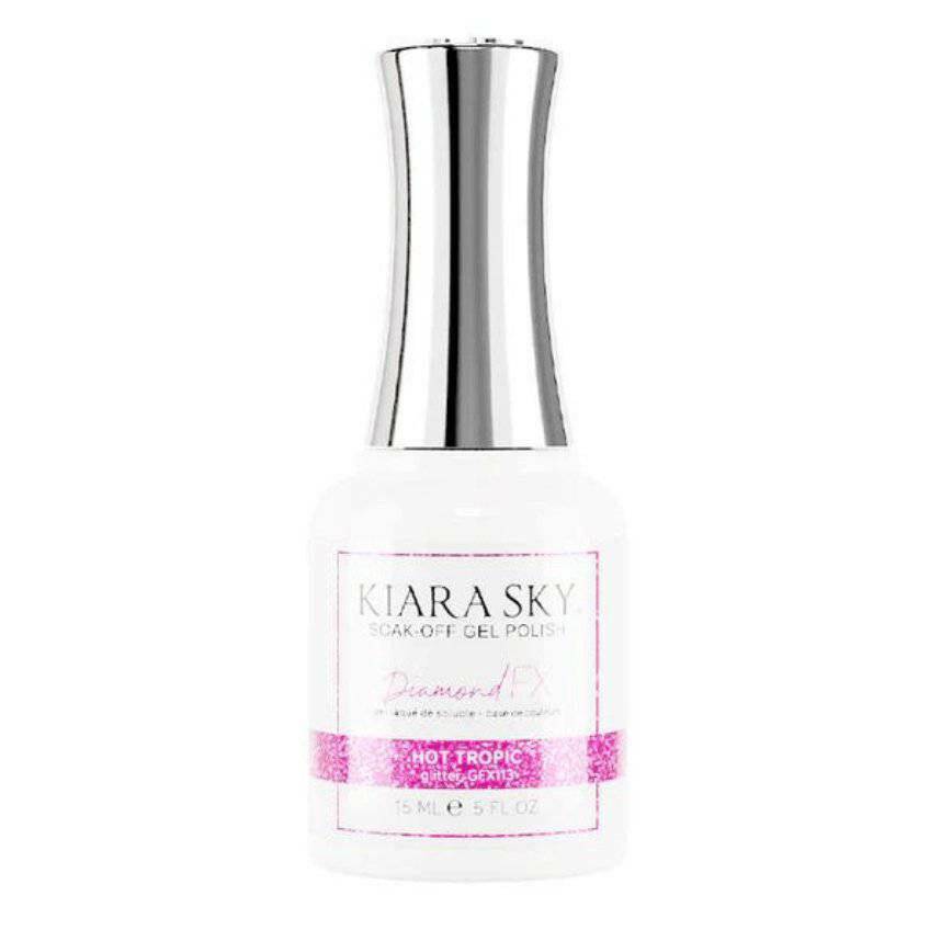 GFX113, Hot Tropic Diamond FX Gel Polish by Kiara Sky - thePINKchair.ca - Gel Polish - Kiara Sky
