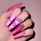 GFX114, Dragonfruit Diamond FX Gel Polish by Kiara Sky - thePINKchair.ca - Gel Polish - Kiara Sky