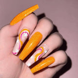 GFX122, Two to Mango Diamond FX Gel Polish by Kiara Sky - thePINKchair.ca - Gel Polish - Kiara Sky