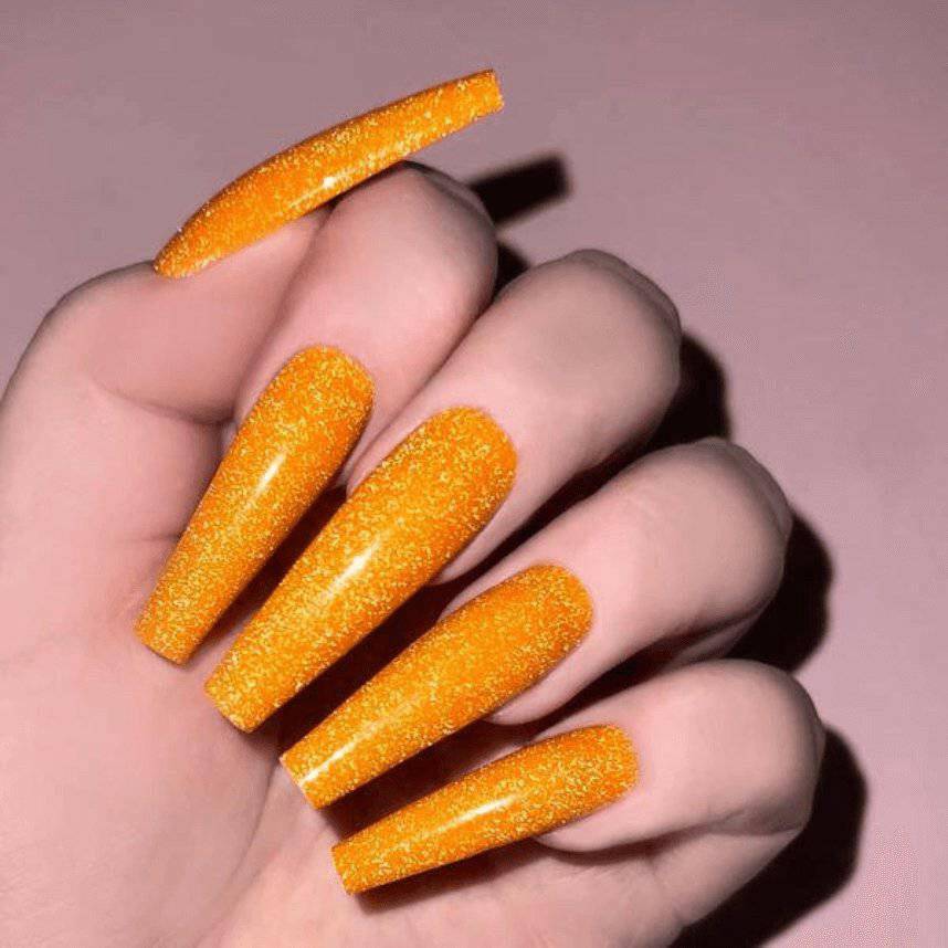GFX122, Two to Mango Diamond FX Gel Polish by Kiara Sky - thePINKchair.ca - Gel Polish - Kiara Sky