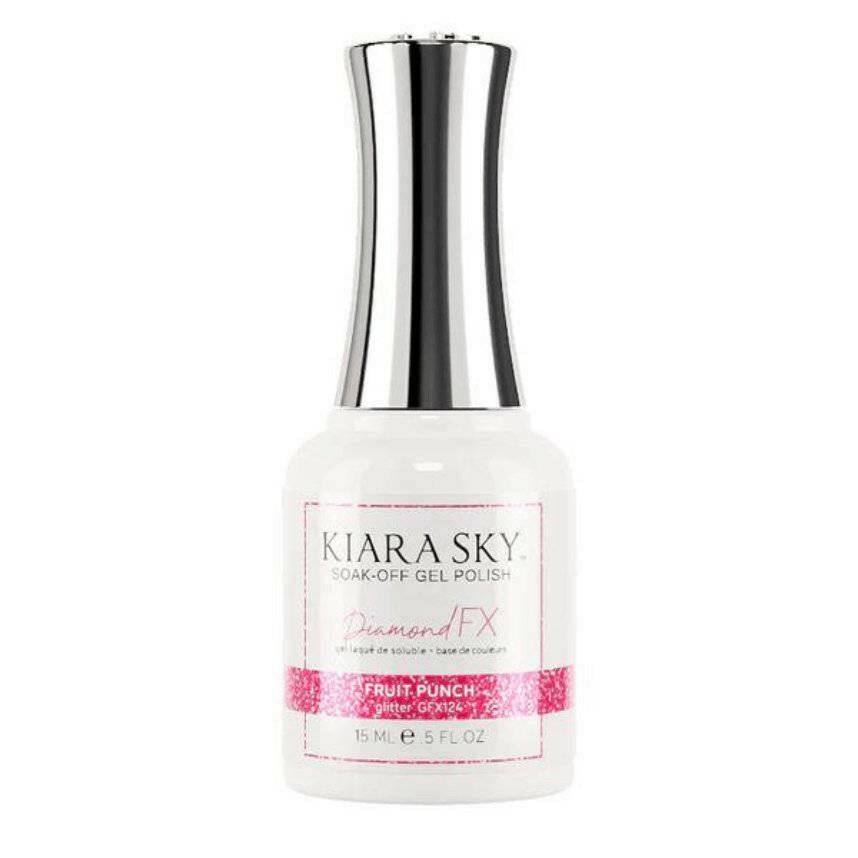 GFX124, Fruit Punch Diamond FX Gel Polish by Kiara Sky - thePINKchair.ca - Gel Polish - Kiara Sky