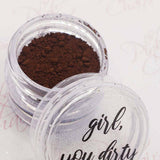 Girl, You Dirty! Pigment by thePINKchair - thePINKchair.ca - Nail Art - thePINKchair nail studio