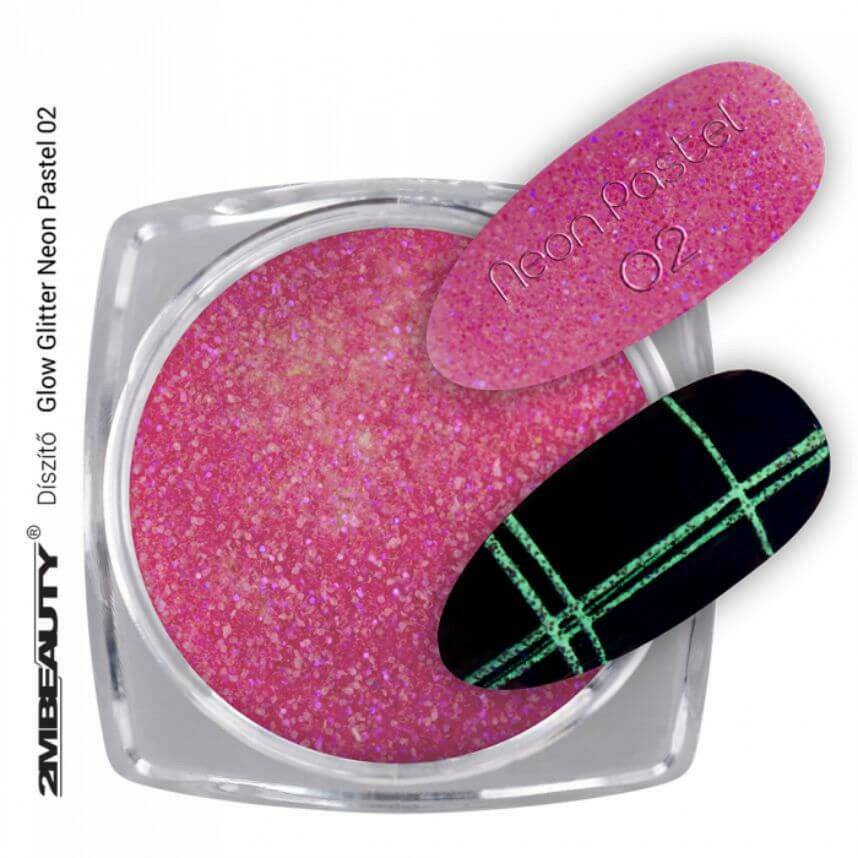 Glow Glitter Neon Pastel 02 by 2MBEAUTY - thePINKchair.ca - Glitter - 2Mbeauty