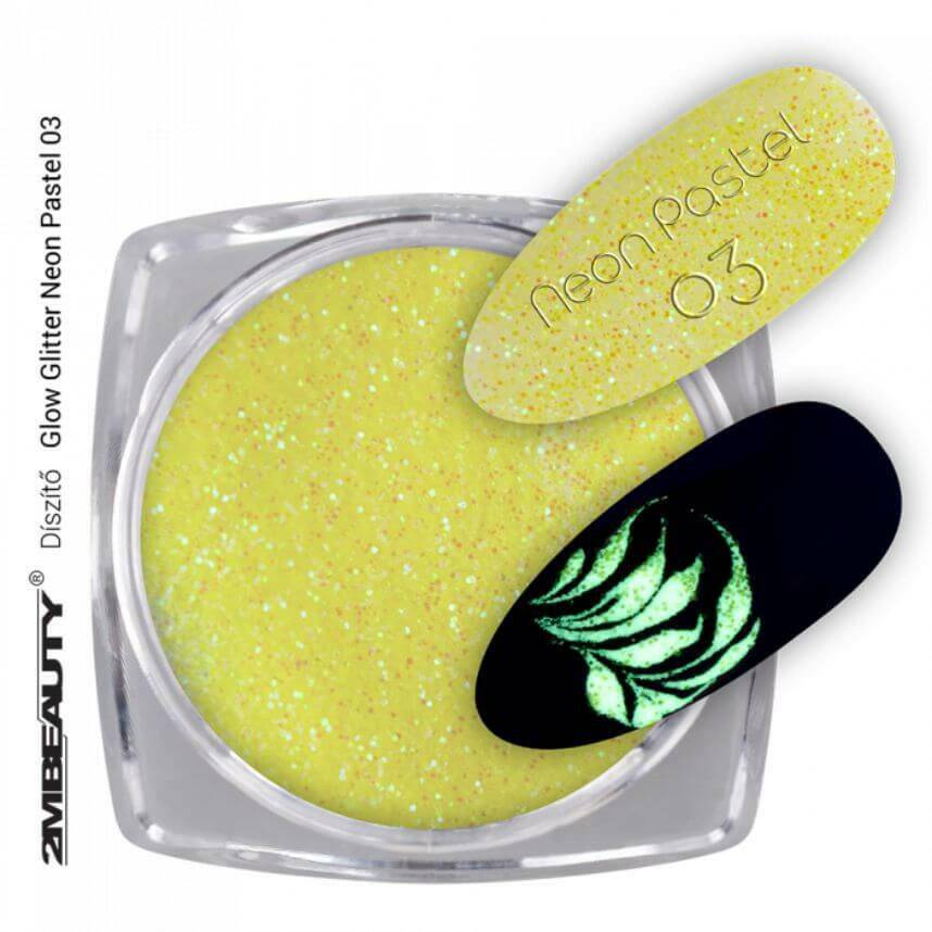 Glow Glitter Neon Pastel 03 by 2MBEAUTY - thePINKchair.ca - Glitter - 2Mbeauty