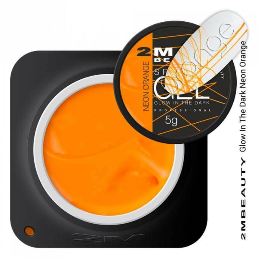 Glow in the Dark Neon Orange Spider Gel - thePINKchair.ca - Coloured Gel - 2Mbeauty