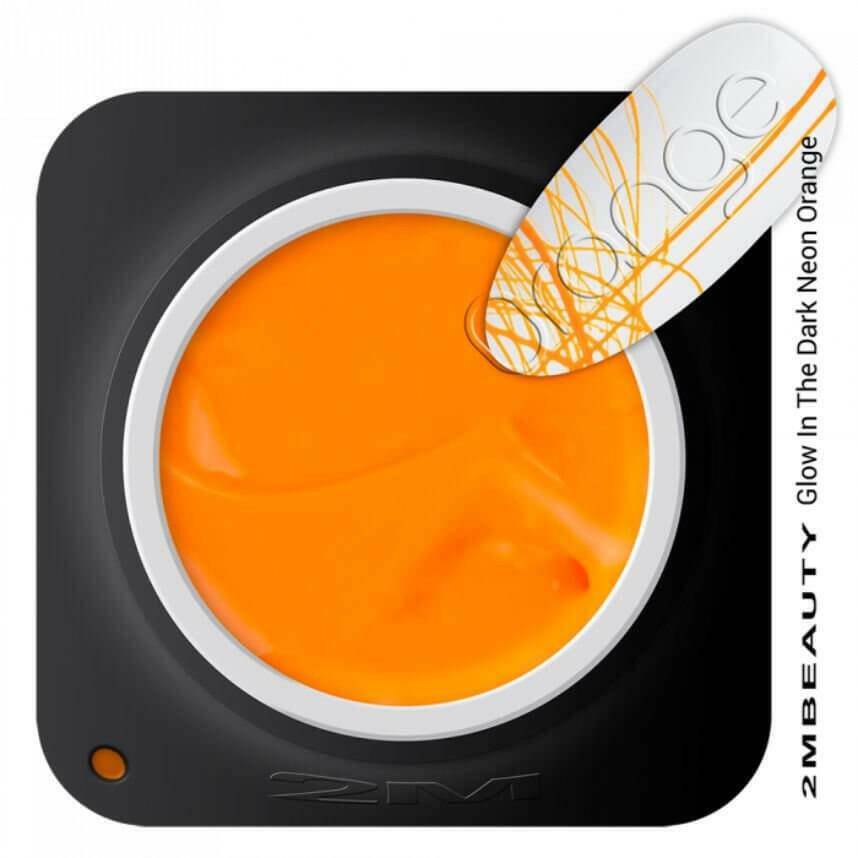 Glow in the Dark Neon Orange Spider Gel - thePINKchair.ca - Coloured Gel - 2Mbeauty