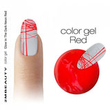 Glow in the Dark Neon Red Spider Gel by 2MBEAUTY