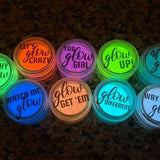 Glow Your Own Way, Pigment Collection by thePINKchair - thePINKchair.ca - Nail Art - thePINKchair nail studio