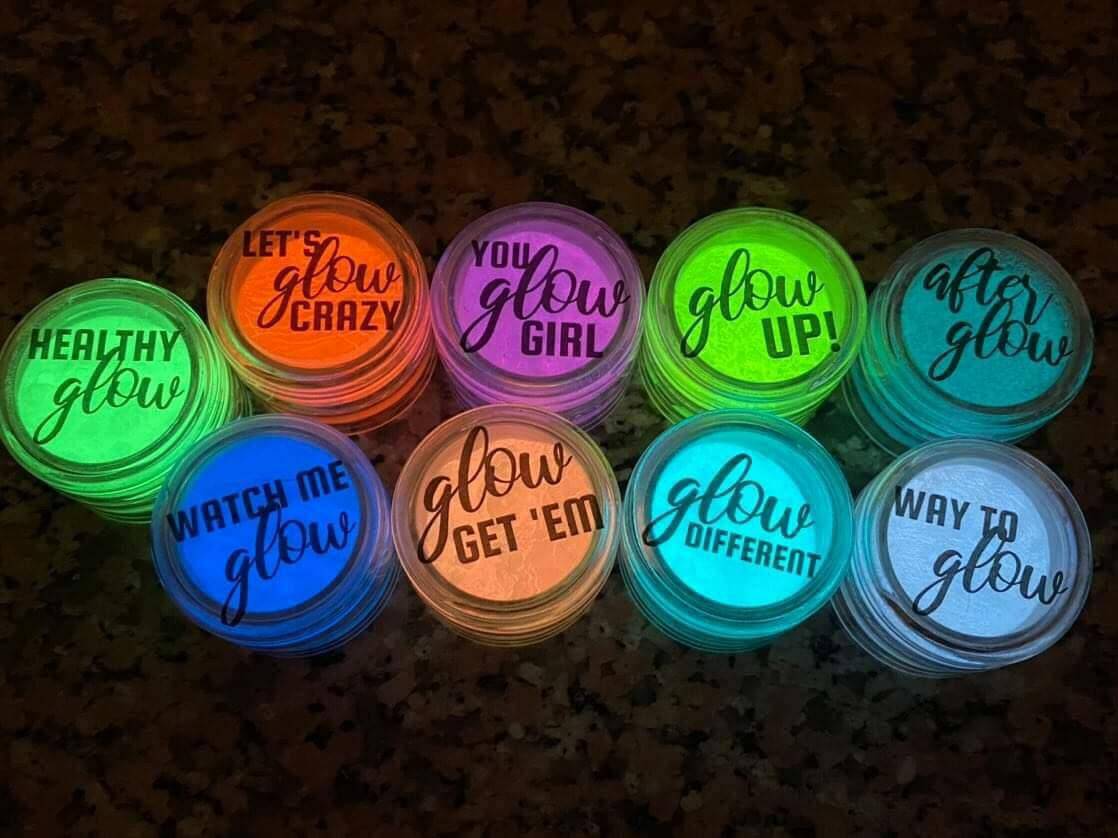 Glow Your Own Way, Pigment Collection by thePINKchair - thePINKchair.ca - Nail Art - thePINKchair nail studio